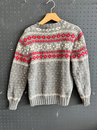 Image 2 of Hand knit sweater #208