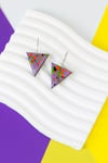 Pendientes Dripping morados