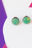Pendientes Dripping mini mint