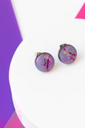 Pendiendientes Dripping morados