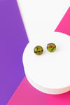 Pendientes Dripping mini verdes