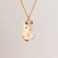 Image 2 of Drowsy Jackalope Necklace