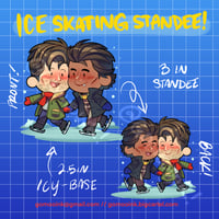 Spiderdads Ice Skating Standee