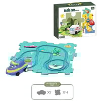 Image 2 of Kids’ Puzzle Racer Car Track Set – Montessori Brain-Boosting Toy for Ages 3-6