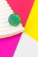 Pendientes Dripping grandes mint