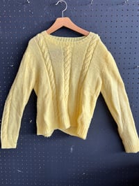 Image 1 of Yellow knit sweater #211