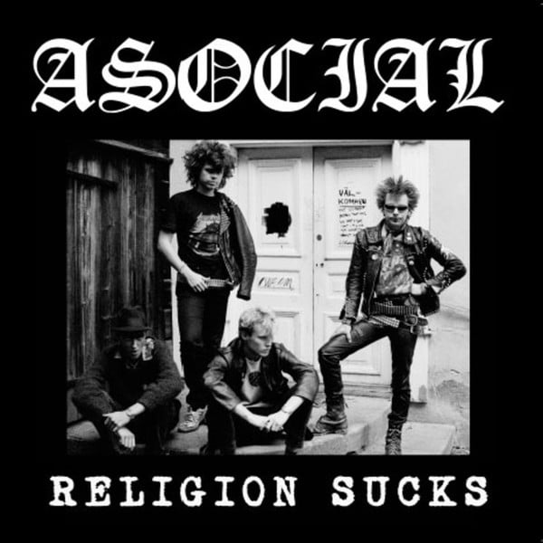 Image of Asocial – "Religion Sucks" Lp