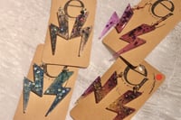 Image 3 of lightning bolt earrings 