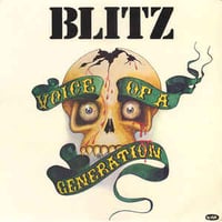 Image 1 of BLITZ - "Voice Of A Generation" LP w/poster (COLOR VINYL)