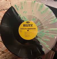 Image 2 of BLITZ - "Voice Of A Generation" LP w/poster (COLOR VINYL)