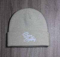 Image 2 of Since Eighties Cuffed Beanie Sand color