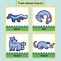 Image 2 of Trash Animal Charms