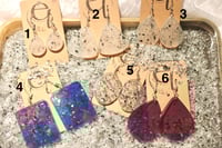 Image 2 of broken mirror earrings 
