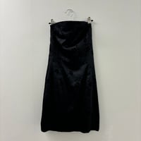 Image 1 of 90s strapless floral mini