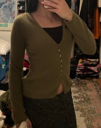 Image 5 of angora blend cardigan 