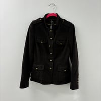 Image 1 of military style wool blazer
