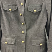 Image 4 of military style wool blazer