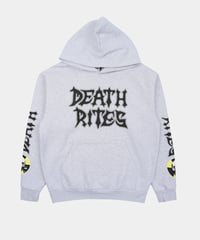 Image 1 of DEATH RITES_RADIATION SICKNESS HOODIE :::ASH HEATHER:::