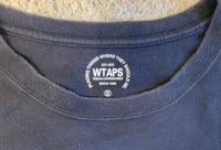 Image 3 of Wtaps neighborhood printed “way of life” solid black shirt, size 2 (M)