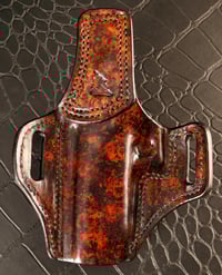 Image 2 of Staccato P OWB Marbled Brown Camo holster.