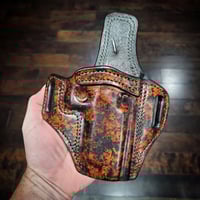 Image 4 of Staccato P OWB Marbled Brown Camo holster.