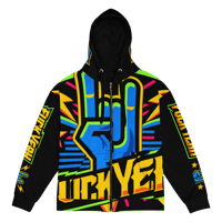 Image 3 of ALL OVER FUCK YEAH Unisex zip hoodie