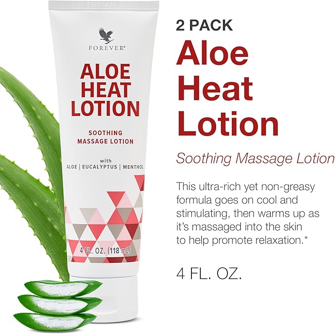 Aloe Heat Lotion - Pack of 3