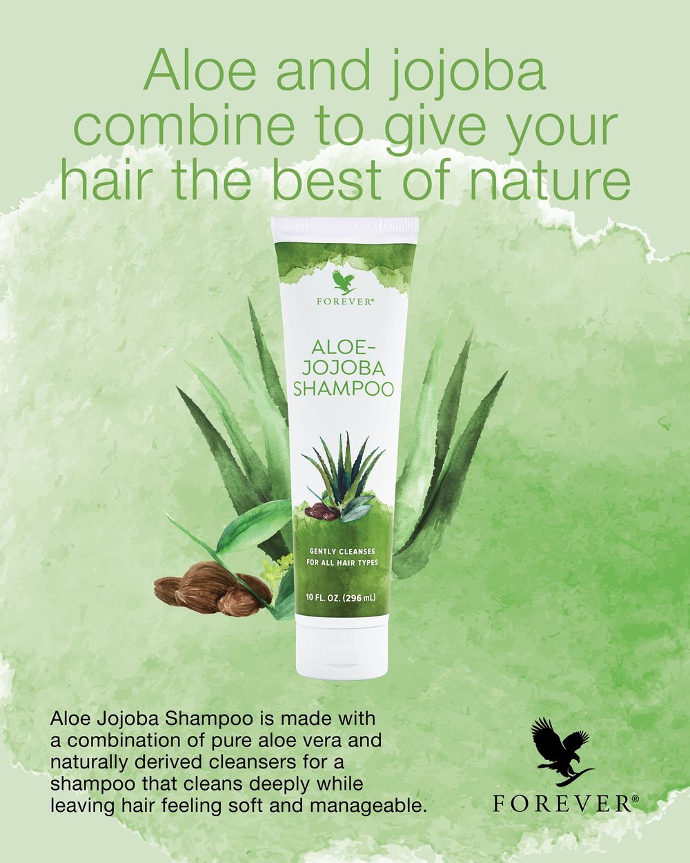 Forever Living Aloe-Jojoba Shampoo and Conditioning Rinse Twin Pack