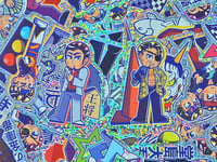 YAKUZA Glitter Stickers