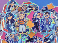 JUDGMENT/JUDGE EYES Glitter Stickers