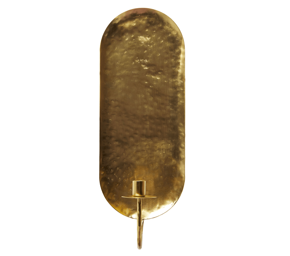 Image of Brass Candle Sconce