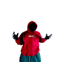 Image 2 of GRAILA BURGANDY HOODIE