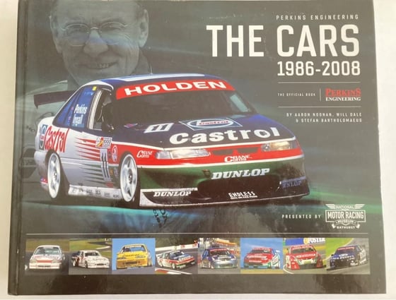 Image of PERKINS ENGINEERING - THE CARS 1986-2008 HISTORY BOOK. AUTOGRAPHED EDITION