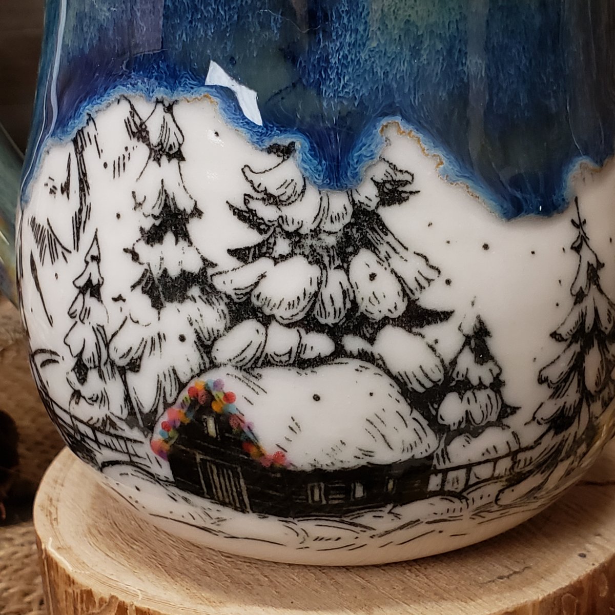 Image of Winter Hibernation mug with Twinkle Lights 12182401