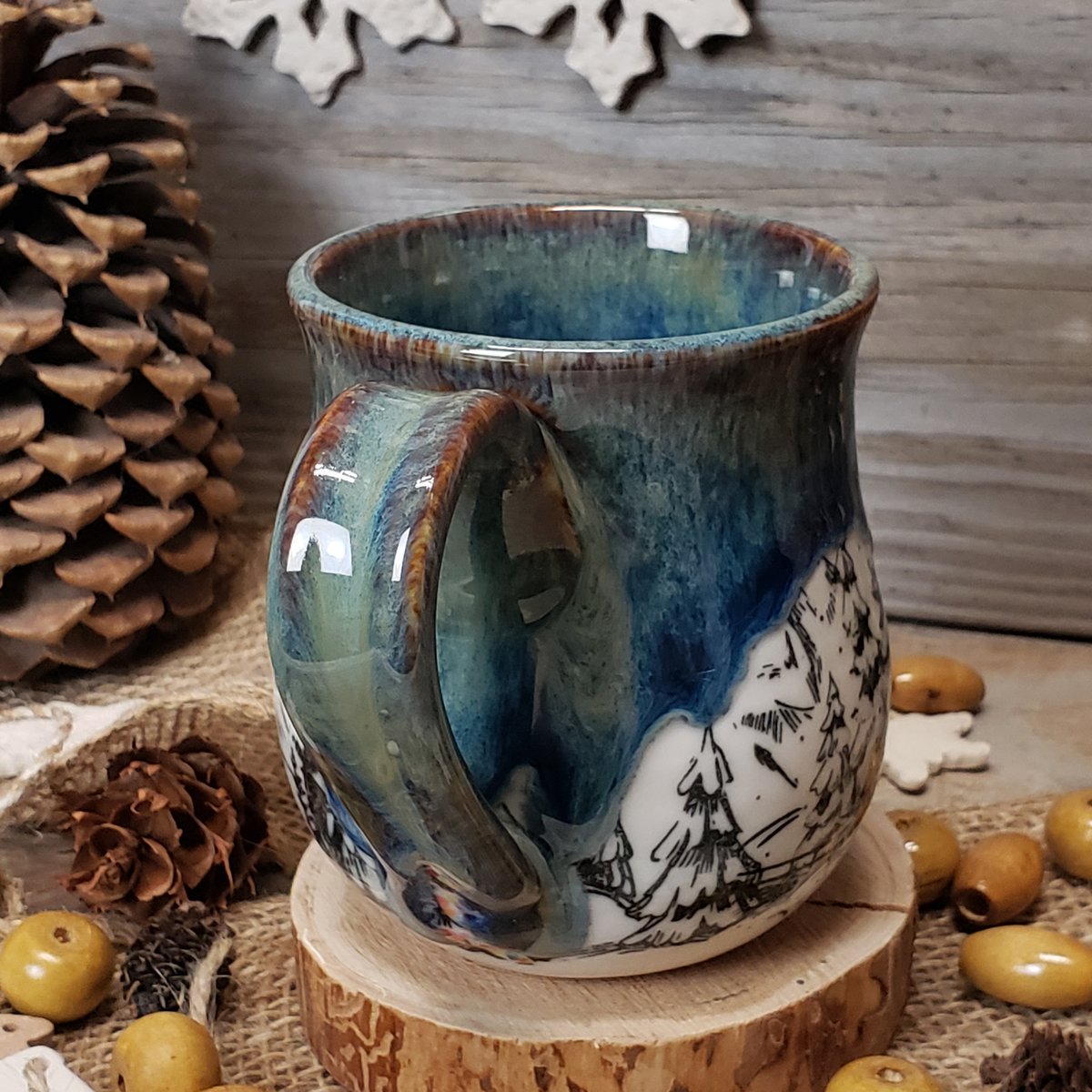 Image of Winter Hibernation mug with Twinkle Lights 12182401