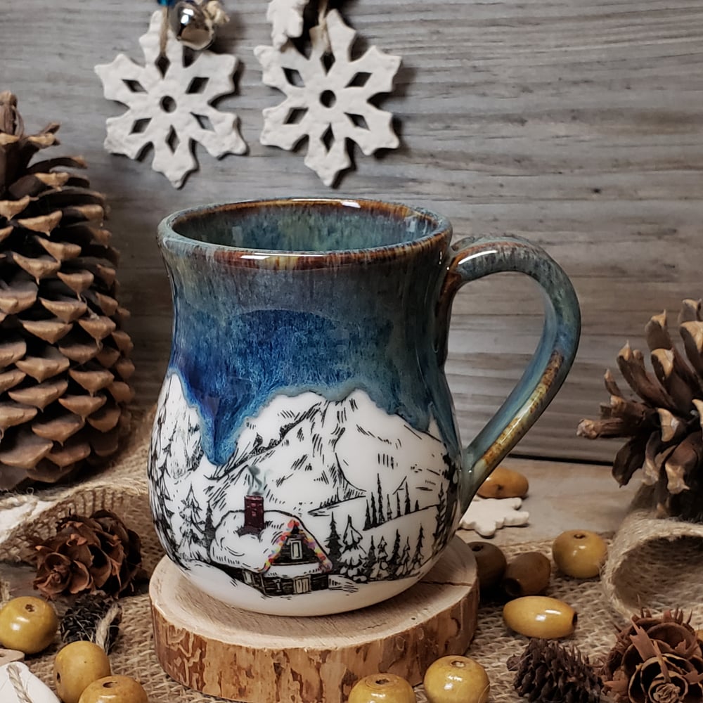 Image of Winter Hibernation mug with Twinkle Lights 12182402