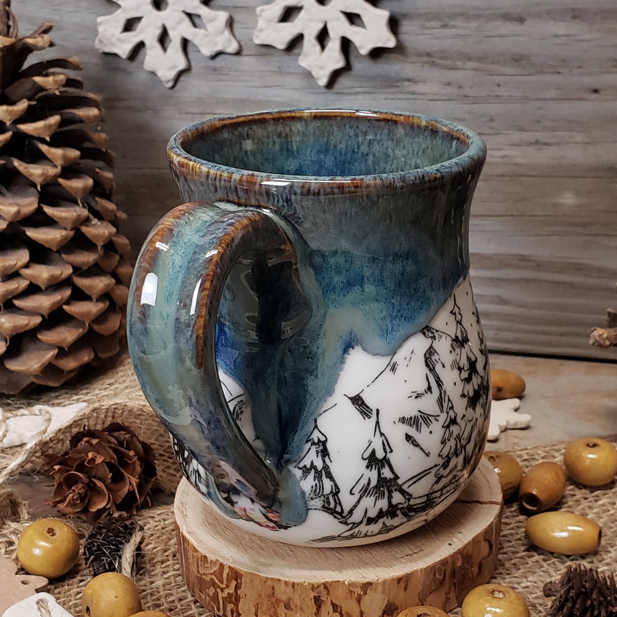 Image of Winter Hibernation mug with Twinkle Lights 12182402