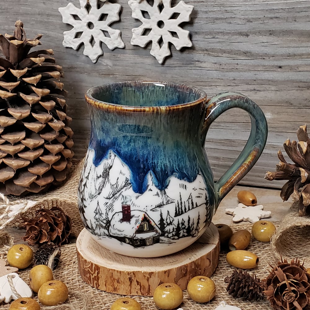 Image of Winter Hibernation mug with Twinkle Lights 12182405