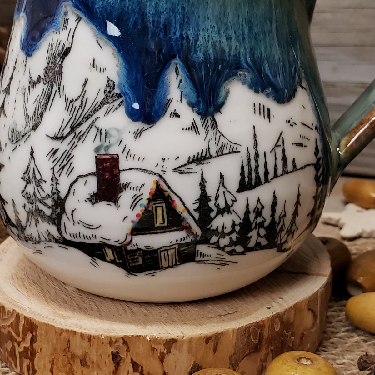 Image of Winter Hibernation mug with Twinkle Lights 12182405