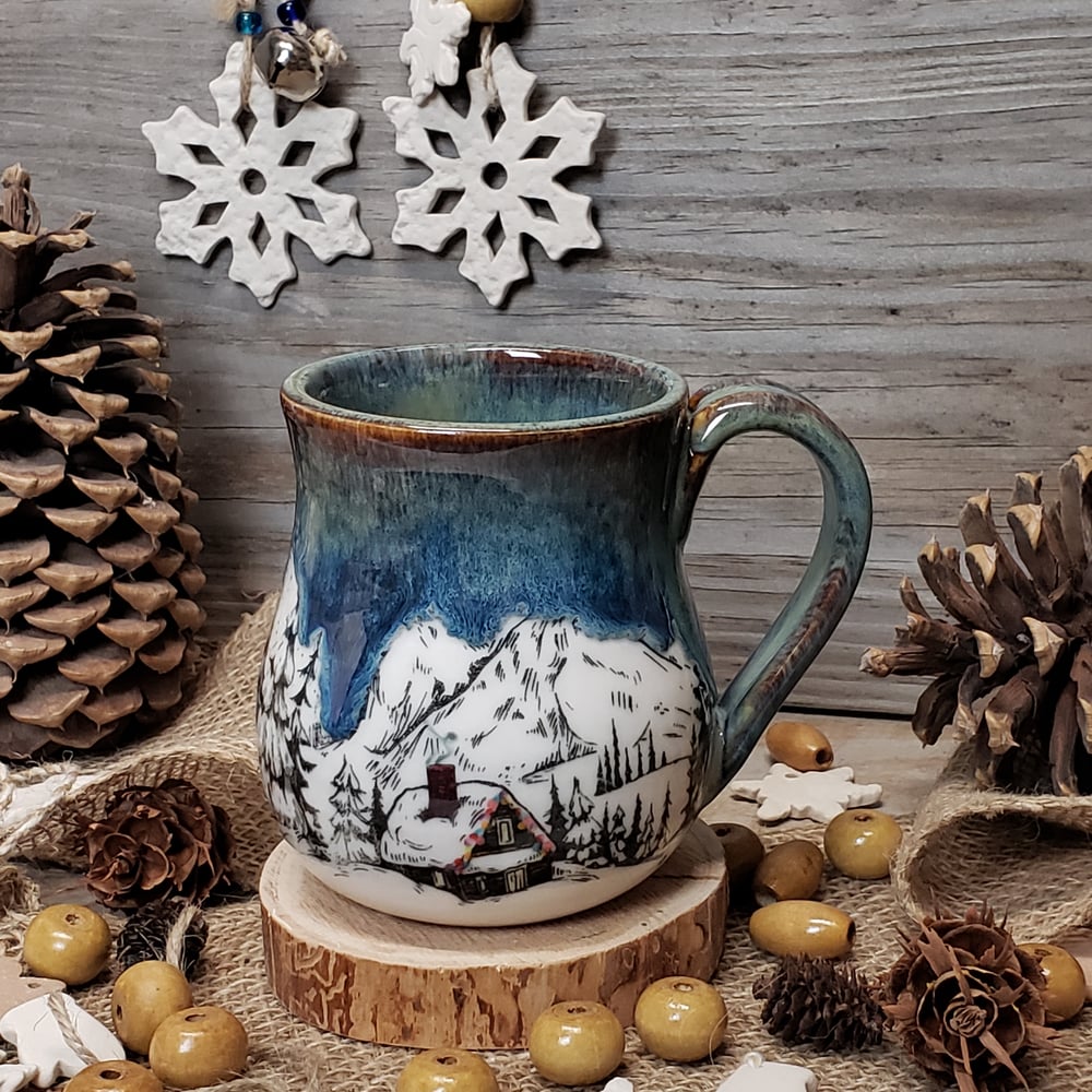 Image of Winter Hibernation mug with Twinkle Lights 12182406