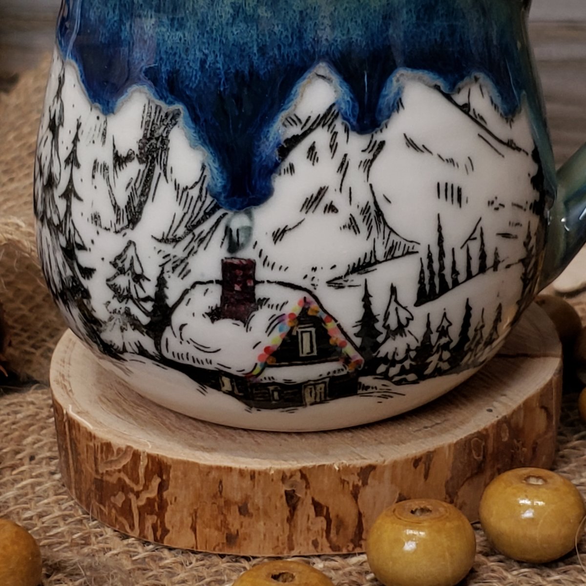 Image of Winter Hibernation mug with Twinkle Lights 12182407