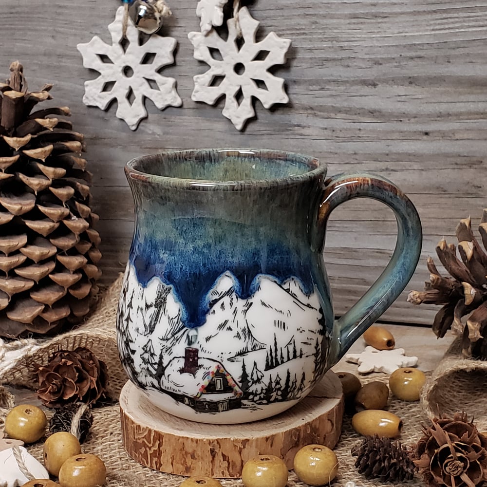 Image of Winter Hibernation mug with Twinkle Lights 12182407