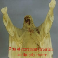 Image 1 of Botulistum/Domini Inferi "Acts of excrement terrorism... On the holy trinity" split 7" EP