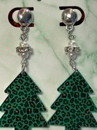 Image of Leopard Print Christmas Tree with Bling