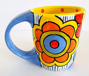 Image of Stripes and Flowers Mug 27 - 2024