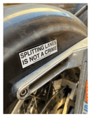 Image of Splitting Lanes Is Not A Crime Sticker Pack