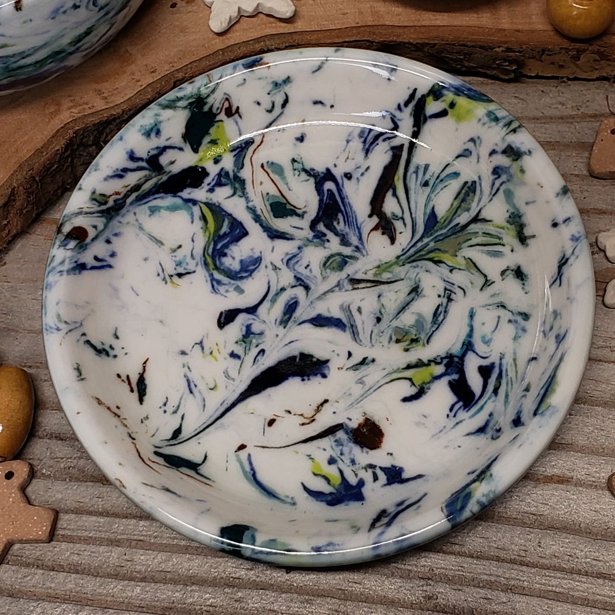 Image of Marbled Me Time 3-piece dish set 12182405