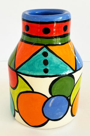 Image of Circles and Triangle Vase 13 - 2024