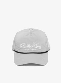 Image 1 of Malbon Roll King Nylon Rope Hat Grey [2024]