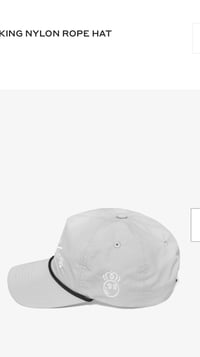 Image 2 of Malbon Roll King Nylon Rope Hat Grey [2024]